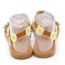 Damesandaler med blomster 4