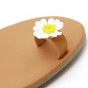 Damesandaler med blomster 9