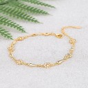 Damesarmband met bloemen P189 2