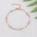 Damesarmband met bloemen P189 4