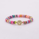 Damesarmband met de letter H647 22