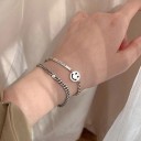 Damesarmband met een smileygezicht 5