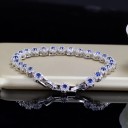 Damesarmband met gekleurde stenen H66 2