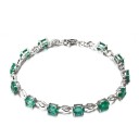 Damesarmband met groene stenen 3