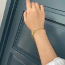 Damesarmband met grote schakels H183 2