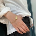 Damesarmband met grote schakels H183 6