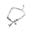 Damesarmband met grote schakels H419 1