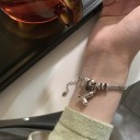Damesarmband met grote schakels H419 5