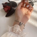 Damesarmband met harthanger H114 2