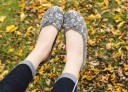 Damesballerina&#39;s met bloemenprint 4