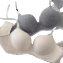 Damesbh met dunne bandjes geribbelde design polyester acetaat elastisch materiaal comfortabele uitvoering voor dagelijks gebruik 7