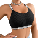 Damesbh met elastische bandjes zonder beugels gevormde cups elastaan polyamide comfortabel voor dagelijks onopvallend dragen 5