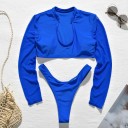 Damesbikini met lange mouwen P623 7