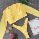 Damesbikini met lange mouwen P623 8