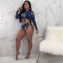 Damesbikini met lange mouwen P997 4