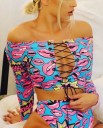 Damesbikini met lange mouwen 1