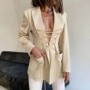 Damesblazer met veterdetail 4