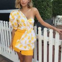 Damesblouse met bloot schouder Alex 3