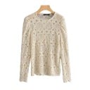 Damesblouse met kantpatroon 1
