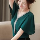 Damesblouse met losse mouwen 6