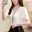 Damesblouse met losse mouwen 1