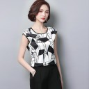Damesblouse met patroon A1073 3