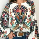 Damesblouse met patroon A181 4