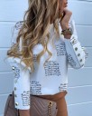 Damesblouse met patroon B58 3