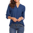 Damesblouse met stippen A1 6