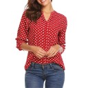 Damesblouse met stippen A1 4