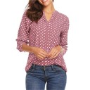 Damesblouse met stippen A1 5