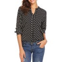 Damesblouse met stippen A1 1