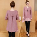 Damesblouse met strik op de rug 2