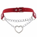 Damescombinatieketting met hart 6