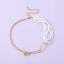 Damescombinatieketting met parels 2
