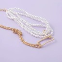 Damescombinatieketting met parels 3
