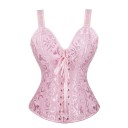 Damescorset Effen U-hals Schouderbandjes Strikje in de hals Symbolen Polyester Spandex Elegante lingerie 5