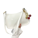 Dameshandtas met kersenhanger 24,5 x 7,5 x 28,5 cm Stijlvolle tas van kunstleer met polyester voering 6