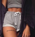 Dameshorts i bomuld 1