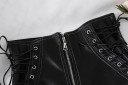 Dameshorts i kunstlæder A720 4