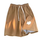 Dameshorts med elastik og katteprint, højtaljede sportsshorts til sommer, komfortable shorts til træning og fritid 3