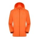 Damesjas met capuchon en rits voor ongunstig weer In te pakken in een klein zakje Polyester stof met een subtiel patroon Zijkanten zakken 4