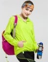 Damesjas met capuchon en rits voor ongunstig weer In te pakken in een klein zakje Polyester stof met een subtiel patroon Zijkanten zakken 13