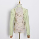 Damesjas met open rug P2445 7