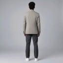 Damesjasje met staander Asymmetrische sluiting met knopen Kort aansluitend model Paspelzakken Polyester Voor op het werk 14