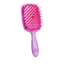 Dameskam voor klittende haren 20,5 cm Plastic ontwarrende kam voor nat en krullend haar Glanzend ontwerp Hoofdhuidmassage 5