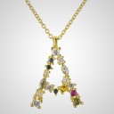 Damesketting met alfabetletters 6