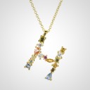 Damesketting met alfabetletters H