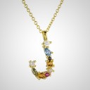 Damesketting met alfabetletters J