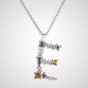Damesketting met alfabetletters E